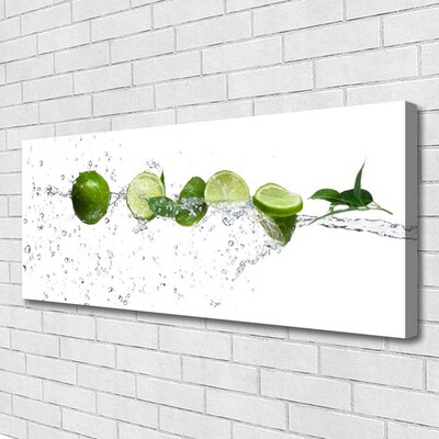 Canvas Wall art Lime water kitchen green