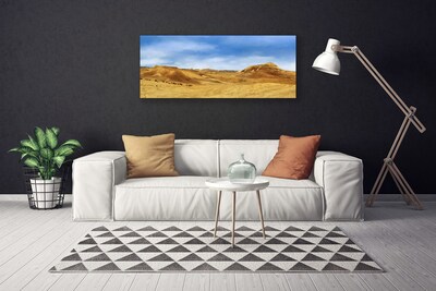 Canvas Wall art Desert landscape yellow