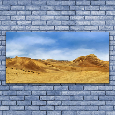 Canvas Wall art Desert landscape yellow