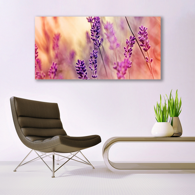 Canvas Wall art Flowers floral purple pink
