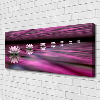 Canvas Wall art Flowers floral pink