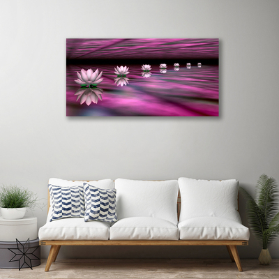 Canvas Wall art Flowers floral pink