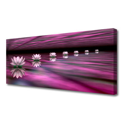 Canvas Wall art Flowers floral pink