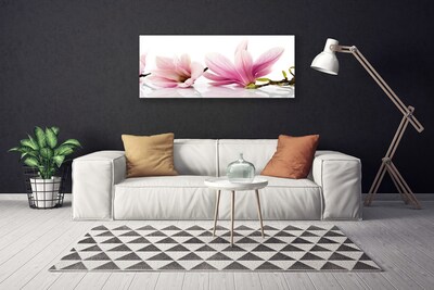 Canvas Wall art Flowers floral pink