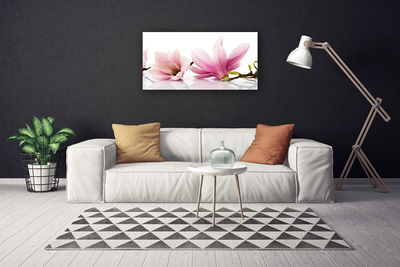 Canvas Wall art Flowers floral pink