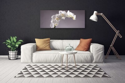 Canvas Wall art Flowers floral white