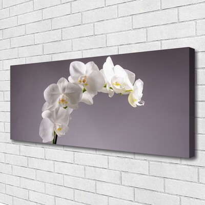 Canvas Wall art Flowers floral white