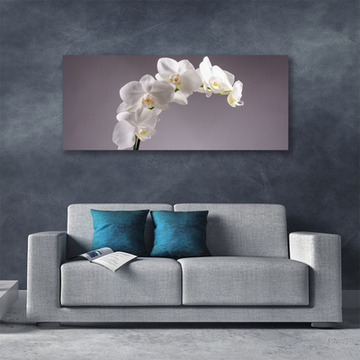 Canvas Wall art Flowers floral white