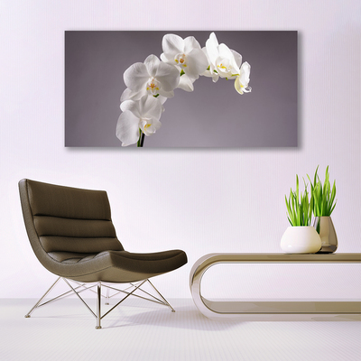 Canvas Wall art Flowers floral white