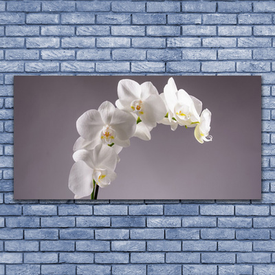 Canvas Wall art Flowers floral white