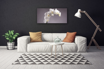 Canvas Wall art Flowers floral white