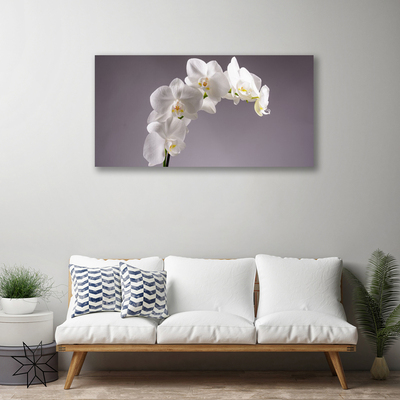 Canvas Wall art Flowers floral white