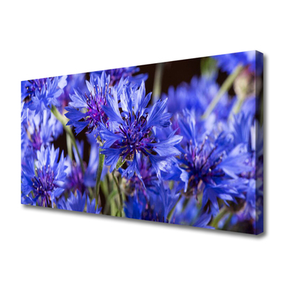 Canvas Wall art Flowers floral purple