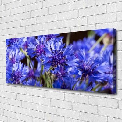 Canvas Wall art Flowers floral purple