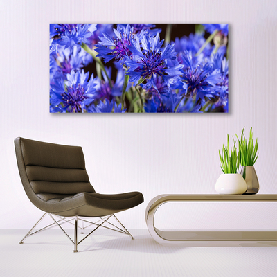 Canvas Wall art Flowers floral purple