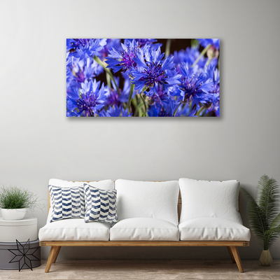 Canvas Wall art Flowers floral purple