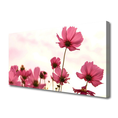 Canvas Wall art Flowers floral pink