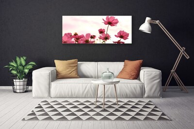 Canvas Wall art Flowers floral pink