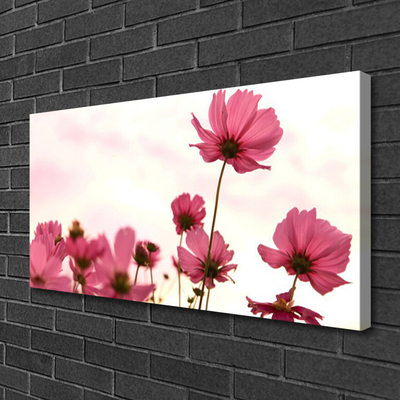 Canvas Wall art Flowers floral pink