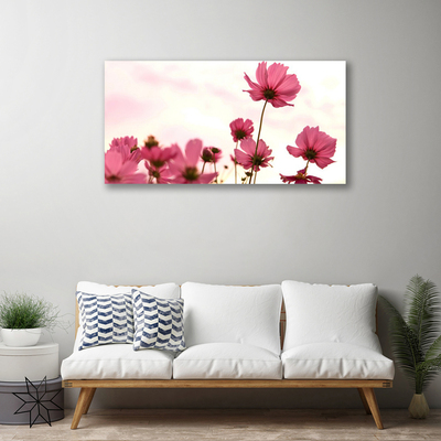 Canvas Wall art Flowers floral pink