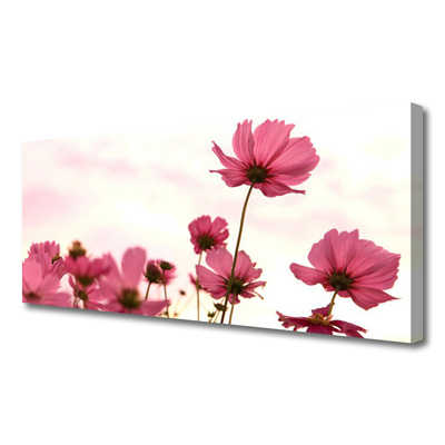 Canvas Wall art Flowers floral pink