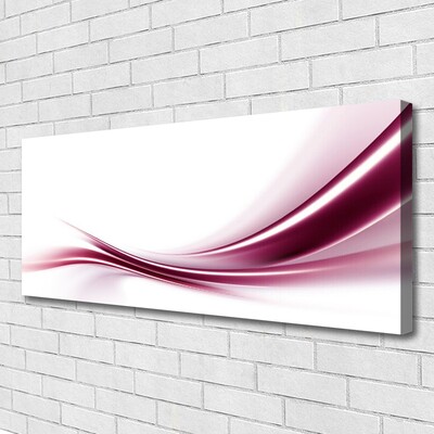 Canvas Wall art Abstract art red white grey