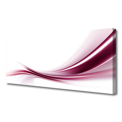 Canvas Wall art Abstract art red white grey