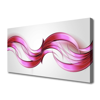 Canvas Wall art Abstract art pink brown white grey