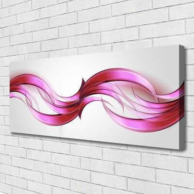 Canvas Wall art Abstract art pink brown white grey