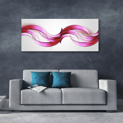 Canvas Wall art Abstract art pink brown white grey
