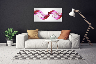 Canvas Wall art Abstract art pink brown white grey