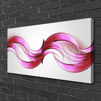 Canvas Wall art Abstract art pink brown white grey