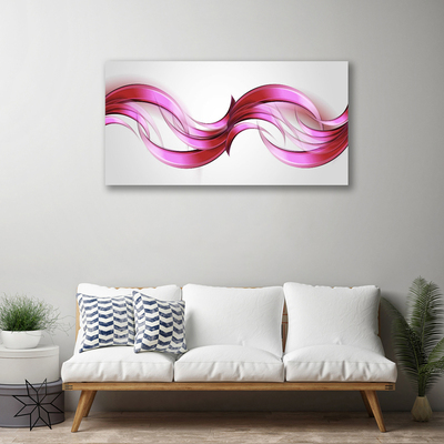 Canvas Wall art Abstract art pink brown white grey