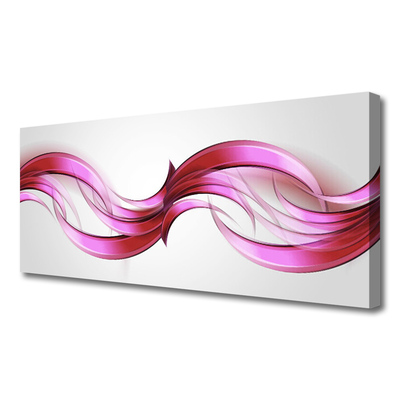 Canvas Wall art Abstract art pink brown white grey