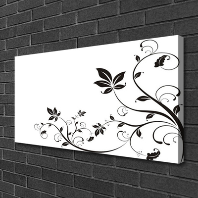 Canvas Wall art Abstract art black white