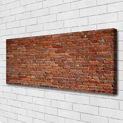 Canvas Wall art Bricks art brown