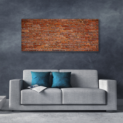 Canvas Wall art Bricks art brown