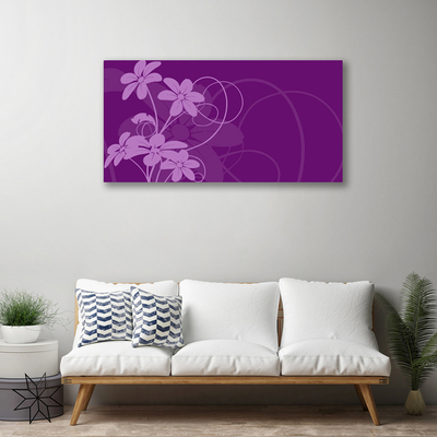 Canvas Wall art Abstract art pink