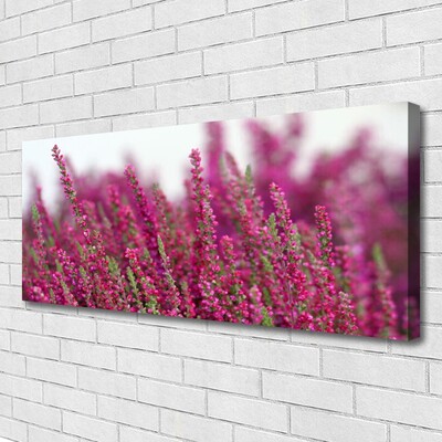 Canvas Wall art Flowers floral red green