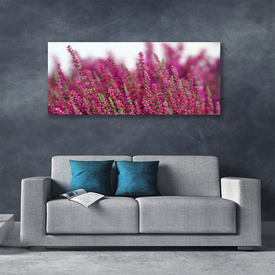 Canvas Wall art Flowers floral red green