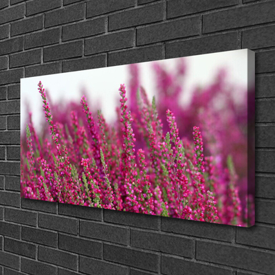 Canvas Wall art Flowers floral red green