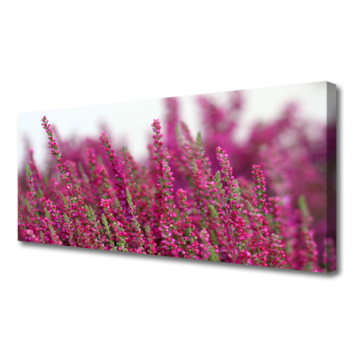 Canvas Wall art Flowers floral red green