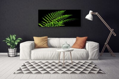 Canvas Wall art Leaves floral green