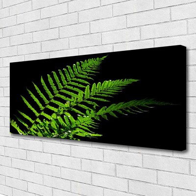 Canvas Wall art Leaves floral green