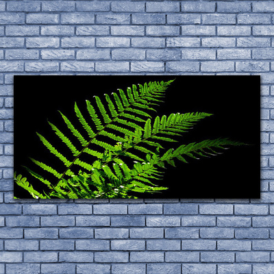 Canvas Wall art Leaves floral green