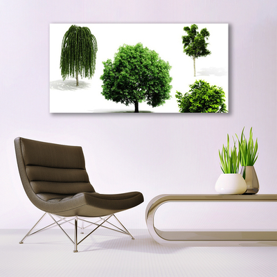 Canvas Wall art Trees nature brown green