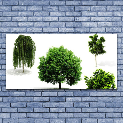 Canvas Wall art Trees nature brown green