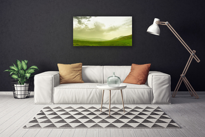 Canvas Wall art Meadow nature green