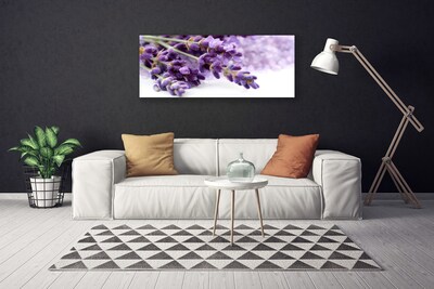 Canvas Wall art Flowers floral purple