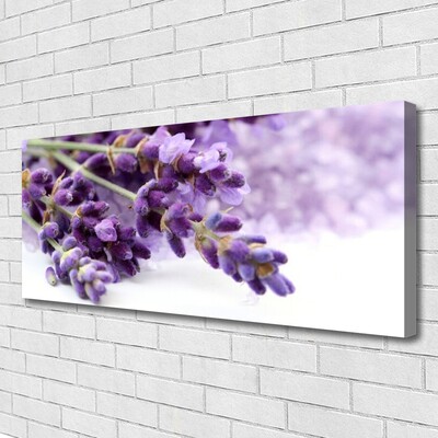 Canvas Wall art Flowers floral purple